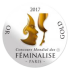 Médaille d'or - Concours Féminalise de 2017
